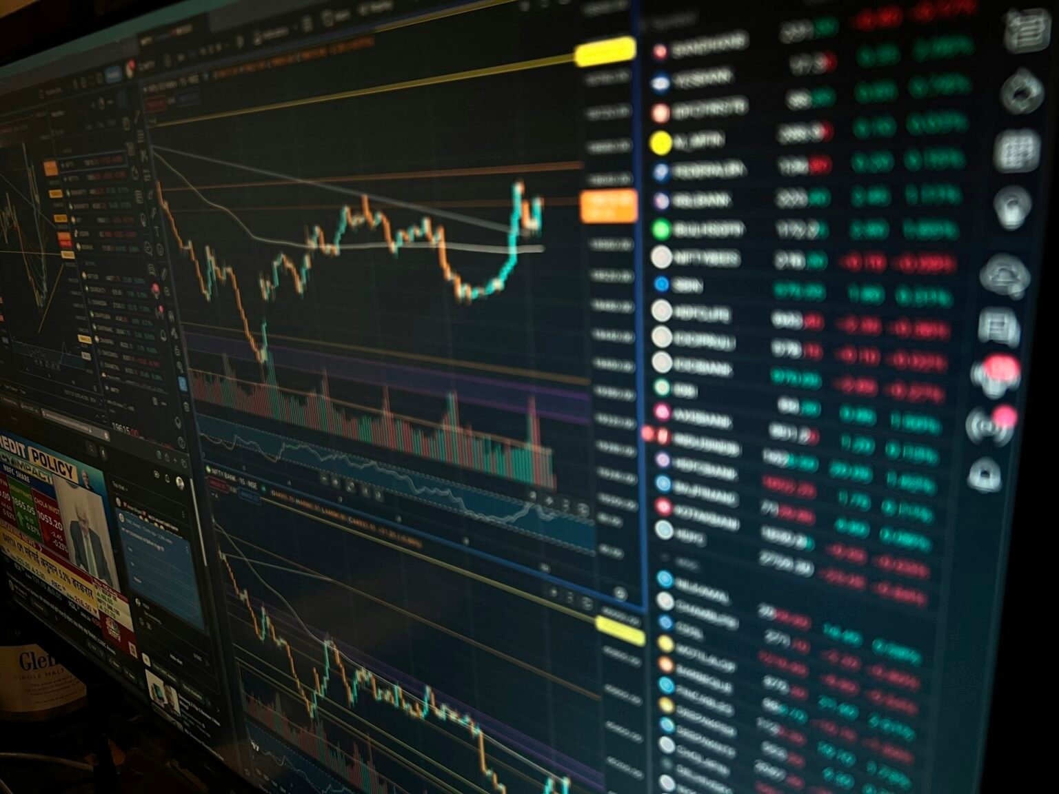 Trading screens showing commodity market data – Kolash Group Insights on Brazilian agricultural markets