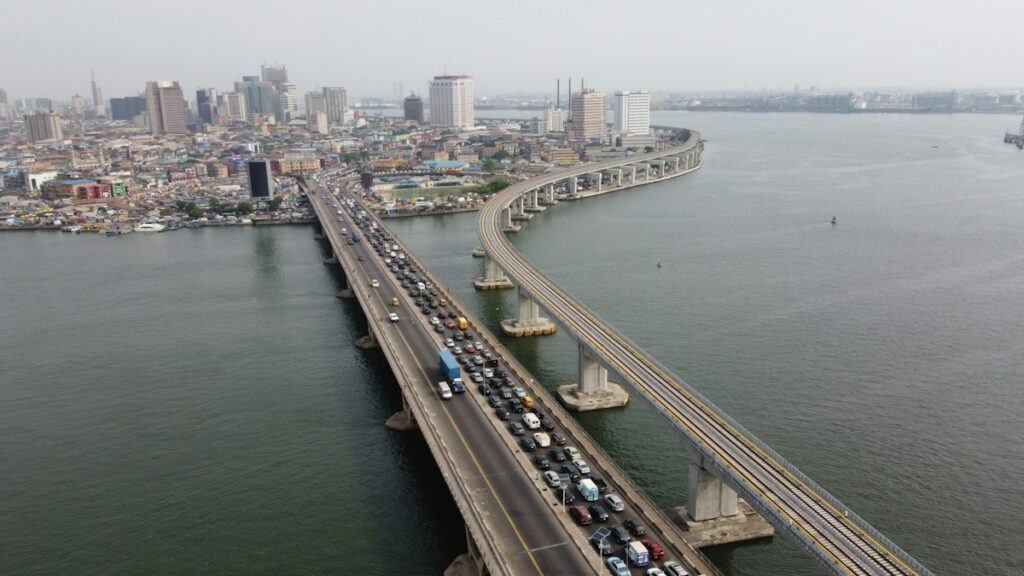 Bridge and skyline of Lagos, Nigeria – West Africa market for Brazilian commodities