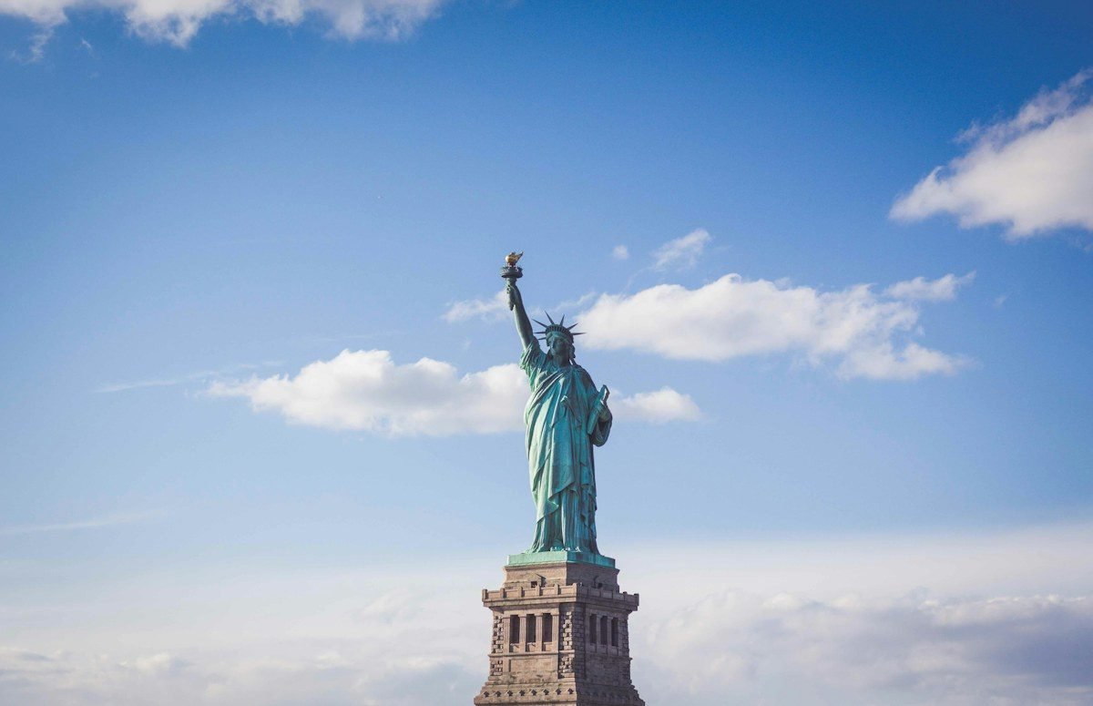 Statue of Liberty in New York Harbor