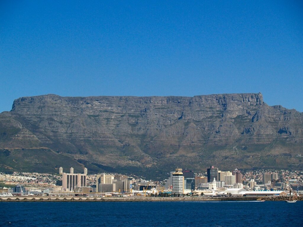 Table Mountain above Cape Town, South Africa – Southern Africa market for Brazilian commodities